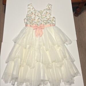 American Princess floral tulle party dress